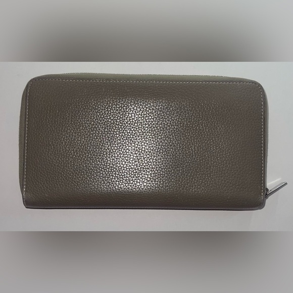 Celine Grained Calfskin Leather Long Zip Around Wallet with Dustbag - Picture 5 of 10